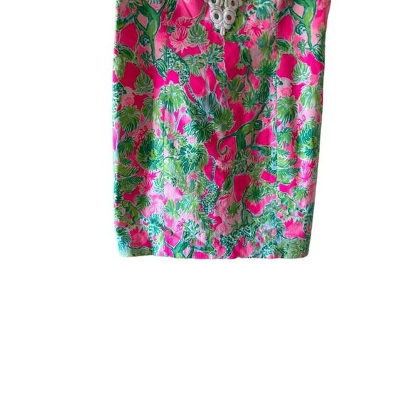 Lilly Pulitzer Pink and Green Mini Dress - Picture 4 of 14